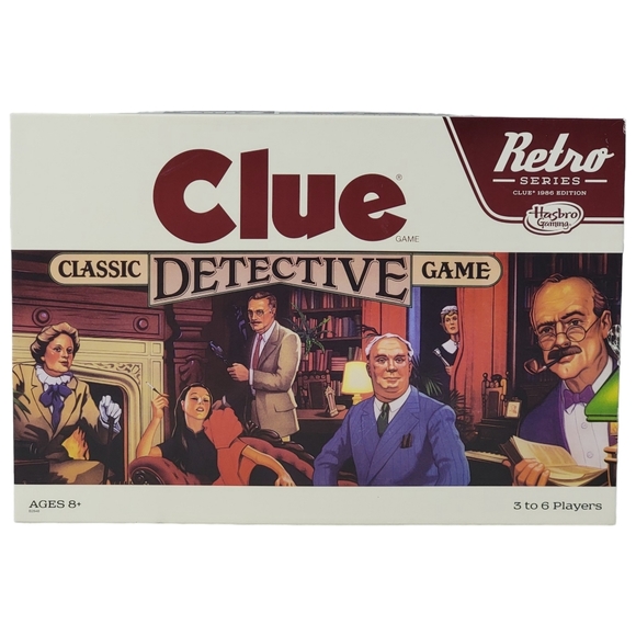 Clue Classic Detective Game Retro Series Club 1986 Edition - Hasbro 2014 - Picture 7 of 8